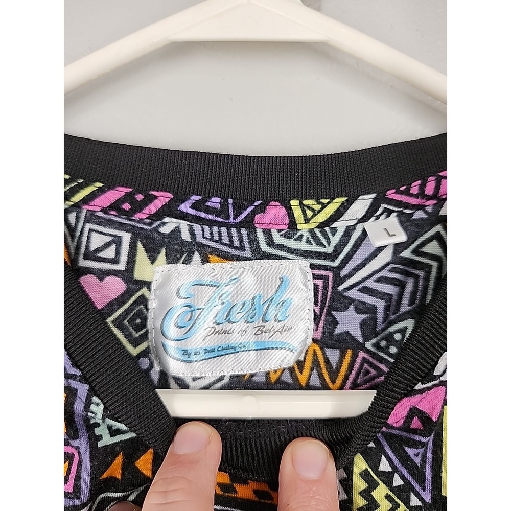 Fresh Prints Of Bel-Air Retro 80's/90's Throwback T Shirt Size L All Over Print - Picture 6 of 9